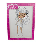 Prendas para niñas - Collar + Arete Flor Blanca