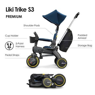 Triciclo Liki Trike S3 Azul Oscuro
