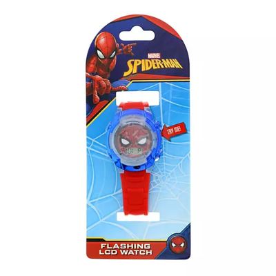Reloj Spiderman LCD Azul