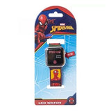 Reloj Led Spiderman Rojo
