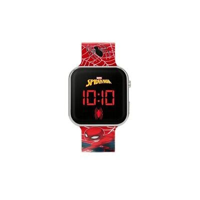 Reloj Led Spiderman Rojo