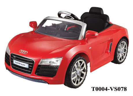 Audi R8 Spider Blanco con R/C con 8 Canciones