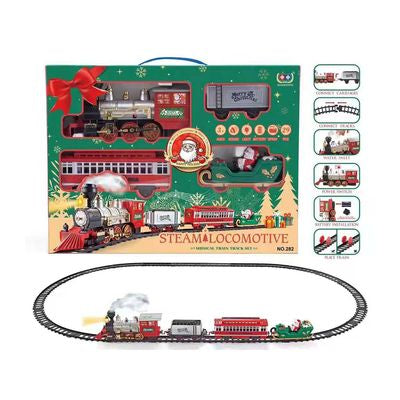 Pista Tren Navidad Con Musica Y Luz