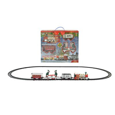 Pista Tren Navidad Con Musica Y Luz