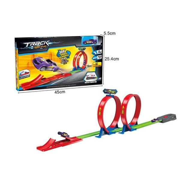 Pista de Carritos Track Racing Doble Loop