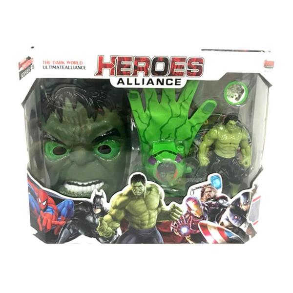 Máscara con Figura Hulk