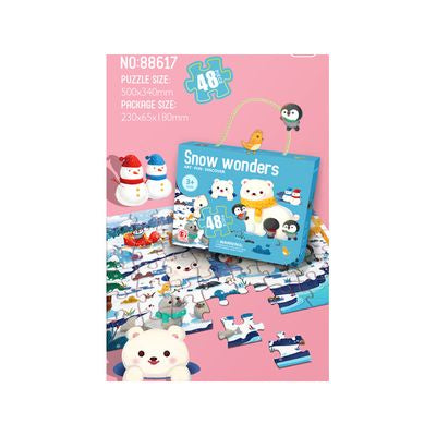 Rompecabezas Maravilla Nieve 48 Pcs
