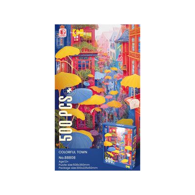 Rompecabezas  Ciudad Colorida 500 Pcs