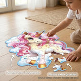 Rompecabezas Unicornio Glitter 45 Pcs