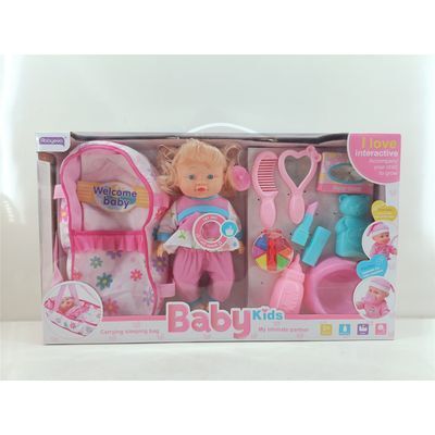 Muñeca Baby Kids I Love Interactiva con accesorios