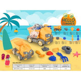 Set Camioncitos de Playa con Accesorios