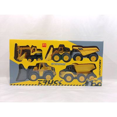 Set Cuatro Camioncitos de Friccion