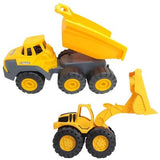 Set Dos Camioncitos de Friccion Remolque