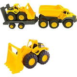 Set Dos Camioncitos de Friccion Remolque