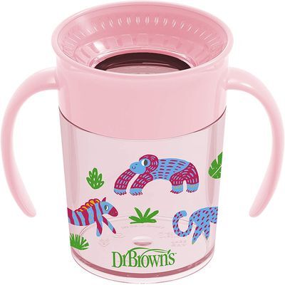 Vasito 7oz Aprendizaje 360 con Asas Rosa