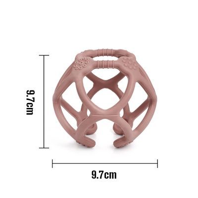 Bola de Dentición Silicona Rojiza