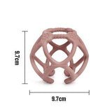 Bola de Dentición Silicona Rojiza