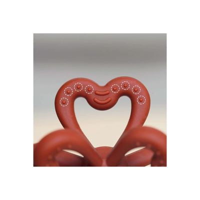 Mordedor de Silicona Rojo