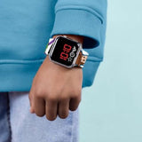 Reloj Toy Story 5 LED Cuadrado Azul