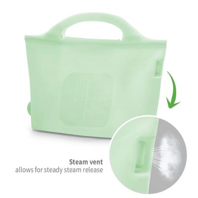 Bolsa Vapor y Esterilizador 2000ml Verde