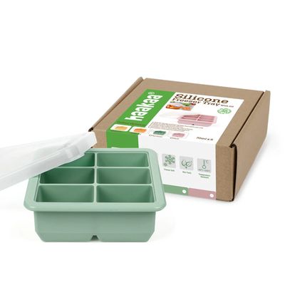 Bandeja de Silicona con Tapa 50ml Verde