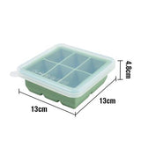 Bandeja de Silicona con Tapa 50ml Verde