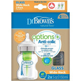 DR BROWN'S Biberon Cuello Ancho 5oz Set 2 unidades