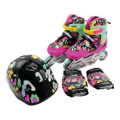 Set Patinaje Sr Semi Soft Ajustables Niñas